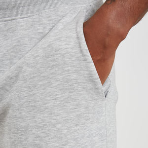 กางเกงออกกำลังกายแบบลำลองของผู้ชายกางเกงเอวกลางมีเชือกผูกน้ำหนักเบาย้อมสีธรรมดา - Product Image 4