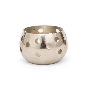 Support de lampe à thé en argent métal décoratif élégant pour la maison mariage hôtel ou restaurant pour décorations de Noël - Product Image 5
