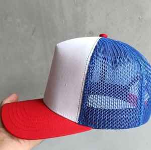 Casquette 5 panneaux personnalisée unisexe de haute qualité avec logo personnalisé - Product Image 2