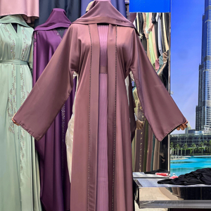 Nuevo 2025 Dubai Abaya lujo negro Abaya ropa islámica tradicional para mujeres Arabia Saudita Abaya ropa musulmana batas kimono - Product Image 1