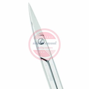 Tijeras para cutículas de uñas de punto curvo doble Tijeras de manicura personalizadas de acero inoxidable - Product Image 5