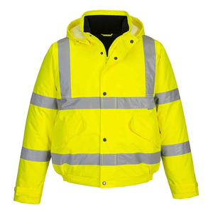 Veste de sécurité haute visibilité pour travaux de construction, vente chaude, veste réfléchissante d'hiver de qualité supérieure et au design OEM - Product Image 4