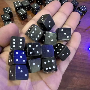 Dados de Cuerno de Búfalo Personalizados, Hechos a Mano, Naturales, para Juegos y Regalos - Product Image 1