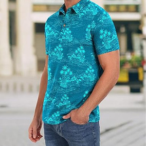 Vente en gros Polo décontracté pour hommes Chemise de sport respirante à manches courtes grande taille Polo en coton de haute qualité - Product Image 5