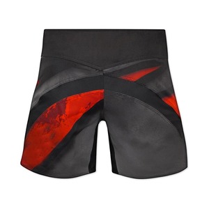 Quick Dry <b>Knee</b> Length Nonwoven Solid MMA Shorts Custom <b>Patches</b> Heat-Transfer Printed Breathable Customizable - Product Image 6