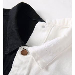 Wholesale New Fashionable Men's Plus Size Canvas <b>Denim</b> <b>Jacket</b>-Double Color Hooded Windproof Customizable - Product Image 5