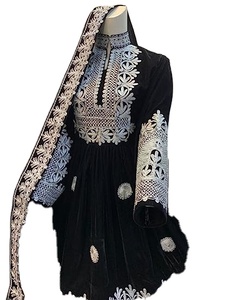 ชุดเดรส kuchi ชนเผ่าวินเทจสไตล์อัฟกานิสถาน/ปากีสถานชุดปาร์ตี้ kuchi แบบดั้งเดิมหลากสีชุดเดรส3020โคจิ - Product Image 2