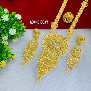 Bijouterie tendance Ensemble collier plaqué or design en ligne un gramme tous design Acheter des bijoux longs en ligne en Inde - Product Image 4