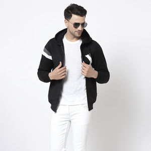 Sudadera con capucha holgada y ajustada con cremallera para hombre, ropa de calle de invierno de algodón 100% transpirable con diseño personalizado y logotipo teñido liso OEM disponible - Product Image 5