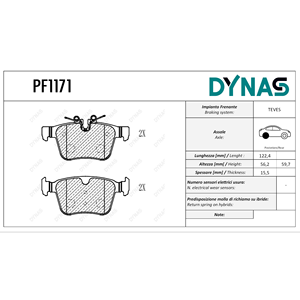 Per Land Rover per Range Rover Discovery per Volvo V60 II XC90 II Set pastiglie freno posteriore - Product Image 1