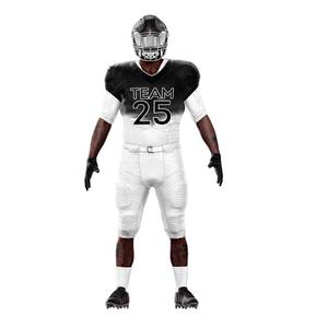 Fabrication en usine Personnaliser la conception Uniforme de football américain de haute qualité Logo personnalisé Ensemble d'uniformes de football américain pour les jeunes - Product Image 2
