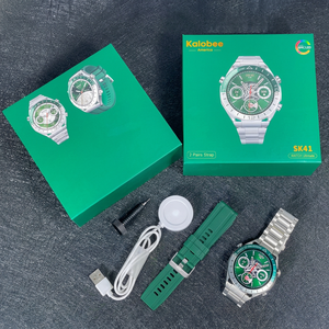 Montre connectée Kalobee SK41, écran rond de 1,53 pouces, appel Bluetooth, moniteur de fréquence cardiaque, étanche, pour hommes et femmes - Product Image 5