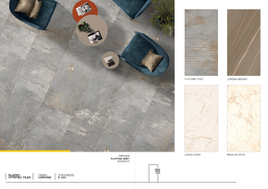 Vente en gros de carreaux de céramique de conception moderne de 600x1200mm pour un usage commercial intérieur et extérieur Meilleures entreprises en Inde - Product Image 4