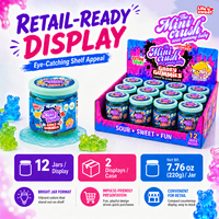 Groothandel Gooey Gummy Halal OEM ODM Gemengde Fruit Kleverige Gummy Vegan Zachte Zoetzure Snoepjes Bulkbestelling Aangepast Logo