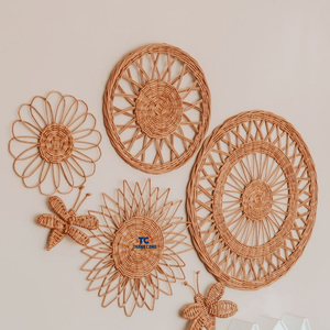 Decoración colgante de pared Venta al por mayor Hot Rattan Vietnam Home Decor Decorativo hecho en Vietnam - Product Image 5