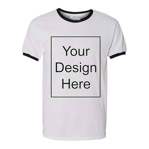 T-shirts Ringer personnalisables en jersey toile, coupe ajustée, col rond, manches courtes, respirants et anti-boulochage - Product Image 4