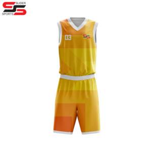 Vente en gros d'uniformes de basket-ball par sublimation vêtements de sport pour jeunes et adultes uniforme de basket-ball personnalisé - Product Image 3