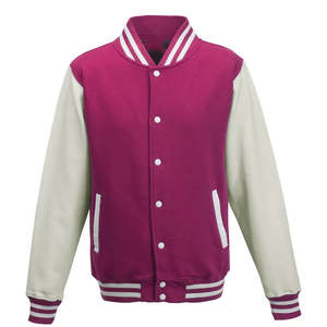 Chaqueta universitaria del equipo de béisbol de alta calidad 2025 hecha con chaqueta universitaria de cuero de lana - Product Image 3