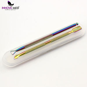 Empujador de Cutículas de Acero Inoxidable Multicolor, Removedor de Cutículas, Empujador de Uñas, Venta Caliente, Herramienta Profesional de Manicura, Instrumentos INNOVAMED - Product Image 4