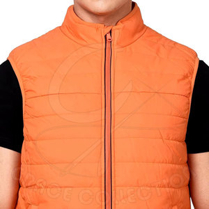 Ropa deportiva, chalecos acolchados cómodos para hombres, chalecos acolchados a prueba de viento con tela de poliéster 100% personalizable - Product Image 5