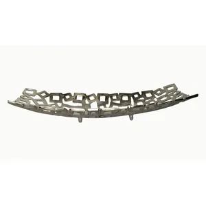Luxury Designer Handmade Metal <b>Tray</b> with Hammered Silver Polish Premium Handmade Metal <b>Tray</b> safe Glossy Brass for Export plated - Product Image 1
