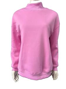 Top Notch Pullover Sweatshirt Top for Women High Neck Turtleneck Long Drop Shoulder Custom Logo Breathable Autumn <b>Jumpers</b> Women - Product Image 4