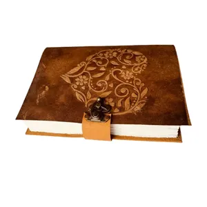 Best Selling Handmade Leather Journal Antique Travelling Leather Diary From Indian Supplier