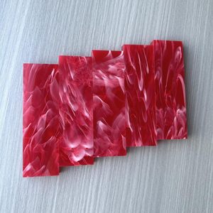 Poignée de couteau décorative en résine époxy faite à la main, matériau vierge poli pour la fabrication de couteaux personnalisés, le bricolage. - Product Image 3