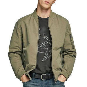 Hot Sale Men's Comfortable Slim Fit Bomber Jacket Customized Lightweight Sportswear with Stand Collar for Winter Casual Wear - Product Image 3