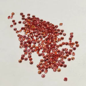 อัญมณีอัญมณีเจียระไนแบบหลวมขนาด1.5มม. ไพลินสีส้มธรรมชาติ - Product Image 3