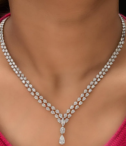 Collier de diamants moissanite personnalisable en argent Collier Bling personnalisé pour le style Hip Hop disponible à la vente - Product Image 5