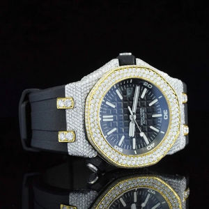 Superventas Hip Hop VVS Leb Grown Iced Out Custom White Diamond on Bezel Watch Reloj de lujo para hombre Regalo para él Mayorista de relojes - Product Image 2