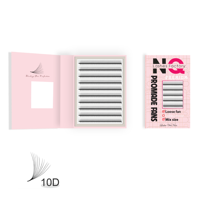 Ekstensi Bulu Mata Individual Medylashes NQ Wholesale Premium Velvet Korean PBT Synthetic Hair Handmade Curl 0.15mm Natural