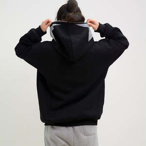 2025 hommes pull surdimensionné fermeture éclair unisexe poids lourd meilleur personnalisé pleine fermeture éclair blanc plein visage fermeture éclair surdimensionné strass à capuche - Product Image 2