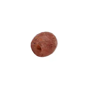 Клубничный кварц 13x11x5 мм, граненые бусины с большим отверстием, 12,55 Cts для изготовления браслетов, драгоценных камней