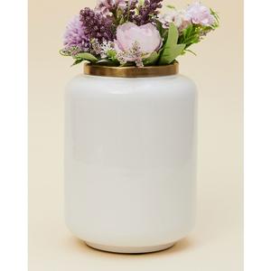 Hotel de lujo restaurante Mesa decoración floreros hechos a mano decorativos mejor calidad chapado en oro Metal floreros - Product Image 5