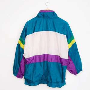 แจ็กเก็ตฤดูใบไม้ผลิสไตล์หลวมกลางๆมีซิปปิดปีกเสื้อกันลมโพลีเอสเตอร์แจ็คเก็ตคอปกตั้ง - Product Image 2