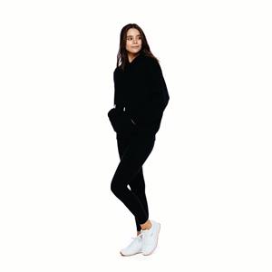 Mode classique 100% sweat à capuche en polyester logo personnalisé impression unie pour hommes et femmes Style décontracté respirant et durable - Product Image 2