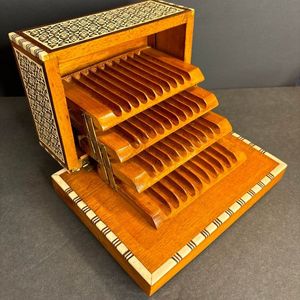 Tranquilidad Strog Box Ramadán detallado Pafu islámico Ramadán Mubarak decoración del hogar regalo islámico Eid decoración Eid signo Eid madera - Product Image 6