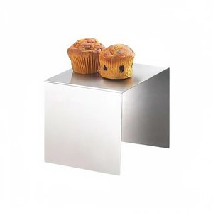 Lot de 3 présentoirs carrés en fer, métal, bronze, pour la maison et les hôtels, pour la présentation des aliments - Product Image 5