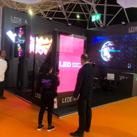 Pantalla LED Exterior a Todo Color, Panel de Publicidad Efectivo, Marca PARYA METALFORM, Panel de 5x10 Metros, Distancia entre Píxeles de 10 mm, ISO9001