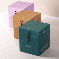 Scatola di imballaggio per aromaterapia fatta a mano confezione regalo di lusso con fibbia di moda Design per candela