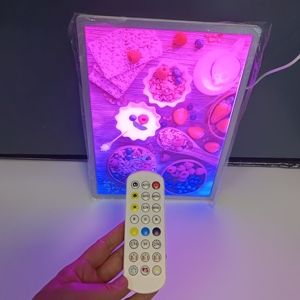 Ultra Slim LED Light Box for Backlit Posters Customized Wall <b>Mounted</b> Signage Display For Retail & Restaurant Use - Product Image 3