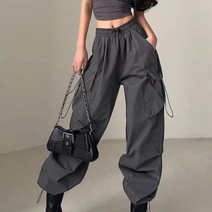 Pantalon Cargo respirant de haute qualité pour femmes Pantalon léger de qualité supérieure pour femme Jogger Cargo multi-poches décontracté personnalisé - Product Image 4