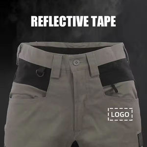 Pantalones Cargo Oxford de Algodón 100% para Hombre, Nueva Colección en Oferta |   Pantalones de Trabajo Impermeables de Tela No Tejida |   Corte Recto, Transpirable, Secado Rápido - Product Image 6