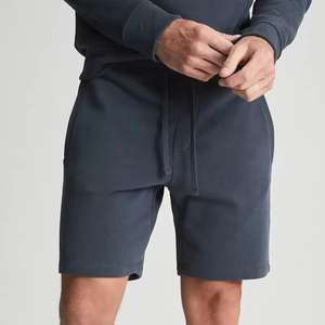 Shorts de sport personnalisés pour hommes en molleton français 100% coton, entraînement en salle de sport, entrejambe de 5 pouces, coton, essentiels pour la course à pied estivale - Product Image 3