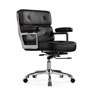 Modern Ergonomic Executive Office Chair Reclining Stainless Steel Swivel Adjustable Height <b>Computer</b> <b>Desk</b> Seat - Product Image 5