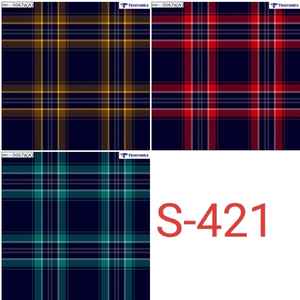 3) ผ้าทอเส้นไหมย้อมสีผ้าตรวจสอบปอปลินสำหรับเด็ก - Product Image 5