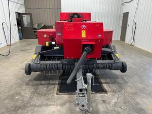 Livraison gratuite Massey Ferguson Hesston 1840 Mini presse à balles carrées pour foin, matériel agricole pour la compression de l'herbe - Product Image 3