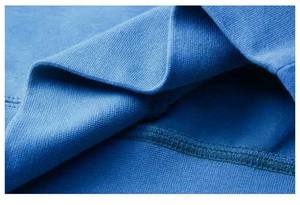 Sweatshirts à capuche d'hiver unisexes à manches longues 100% coton, couleur unie, logo de broderie imprimé personnalisé, sweat à capuche uni pour hommes et femmes - Product Image 2